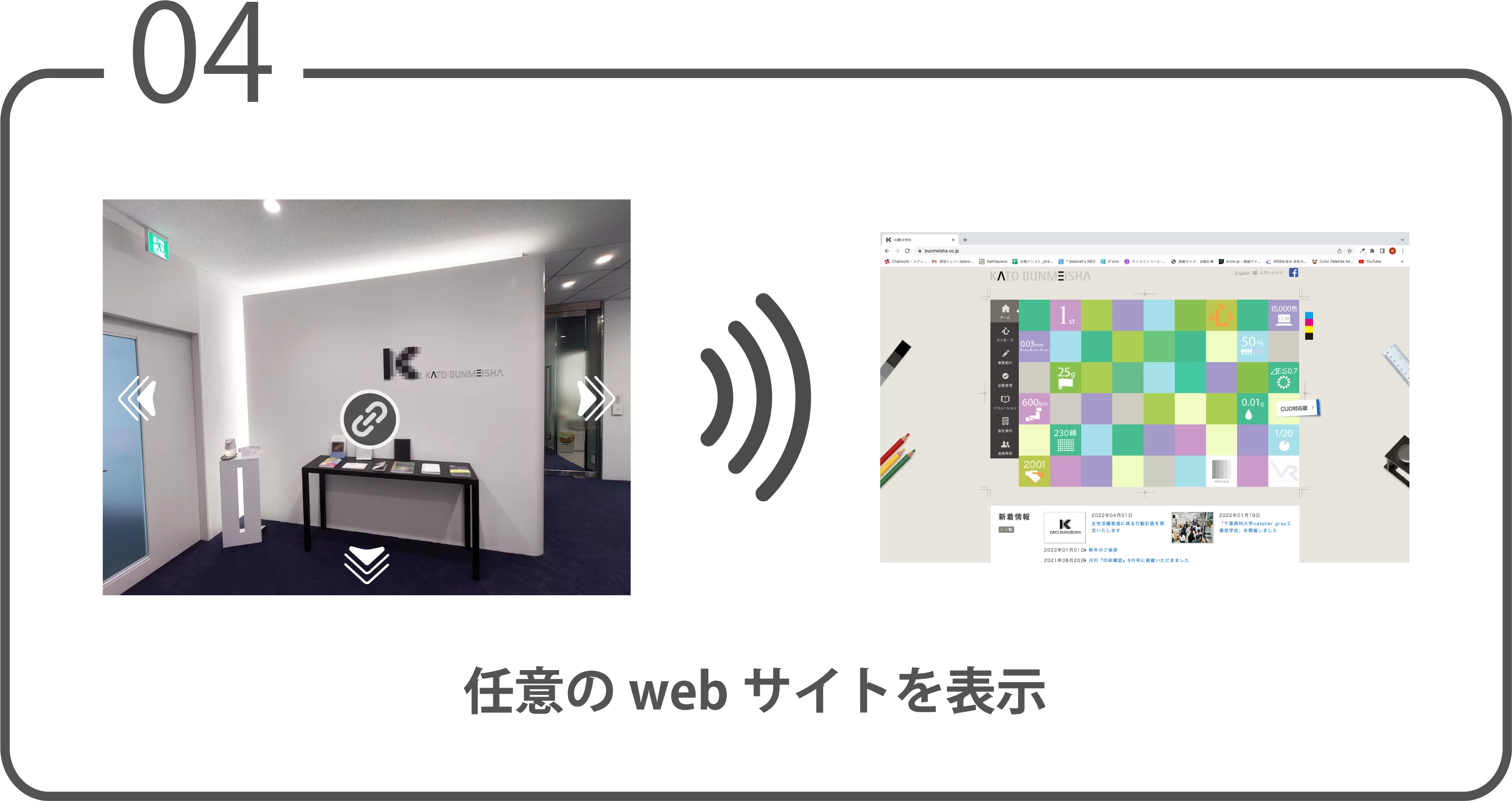 ４．任意のWebサイトを表示